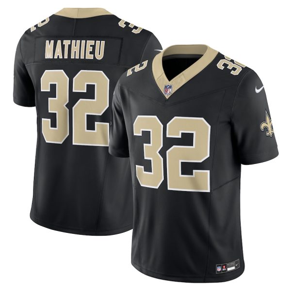 Men's New Orleans Saints Tyrann Mathieu Nike Black Vapor F.U.S.E. Limited Jersey - GNE DROP543