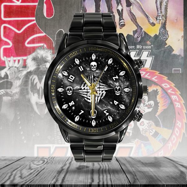 Kiss Band Black Stainless Steel Watch - GNE 2130