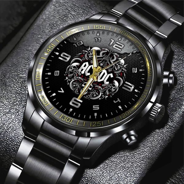 AC/DC Black Stainless Steel Watch - GNE 2200