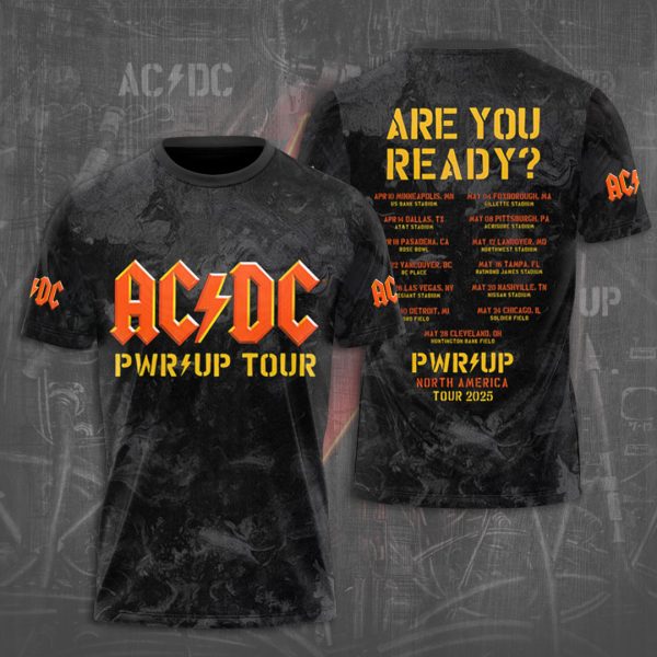 AC/DC 3D Apparel - GNE 2290