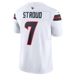 Men's Houston Texans C.J. Stroud Nike White Vapor F.U.S.E. Limited Jersey - GNE DROP003