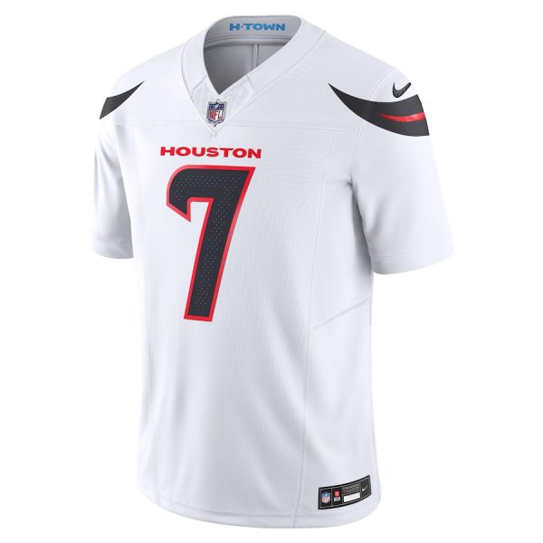 Men's Houston Texans C.J. Stroud Nike White Vapor F.U.S.E. Limited Jersey - GNE DROP003