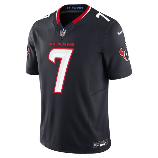 Men's Houston Texans C.J. Stroud Nike Navy Vapor F.U.S.E. Limited Jersey - GNE DROP005