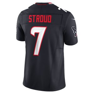 Men's Houston Texans C.J. Stroud Nike Navy Vapor F.U.S.E. Limited Jersey - GNE DROP005