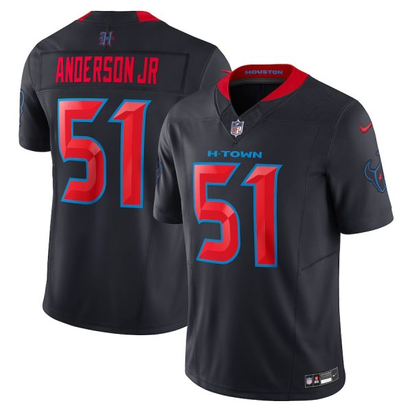 Men's Houston Texans Will Anderson Jr. Nike Navy 2nd Alternate Vapor F.U.S.E. Limited Jersey - GNE DROP007