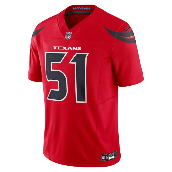 Men's Houston Texans Will Anderson Jr. Nike Red Alternate Vapor F.U.S.E. Limited Jersey - GNE DROP008