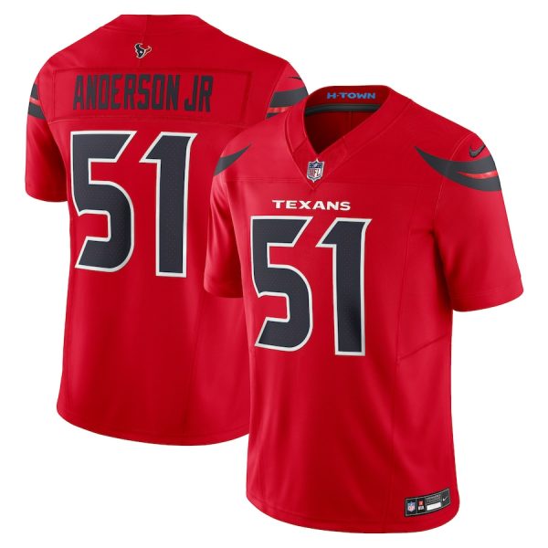 Men's Houston Texans Will Anderson Jr. Nike Red Alternate Vapor F.U.S.E. Limited Jersey - GNE DROP008