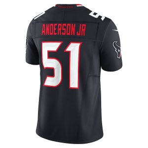 Men's Houston Texans Will Anderson Jr. Nike Navy Vapor F.U.S.E. Limited Jersey - GNE DROP009