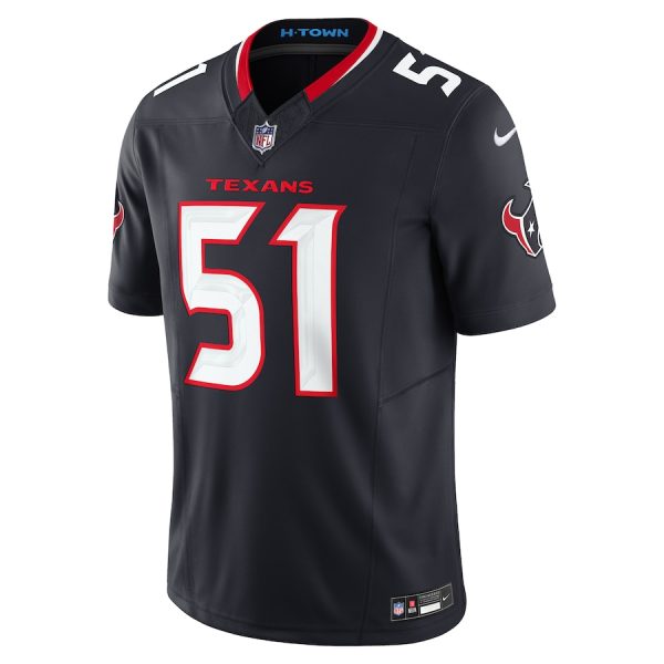 Men's Houston Texans Will Anderson Jr. Nike Navy Vapor F.U.S.E. Limited Jersey - GNE DROP009