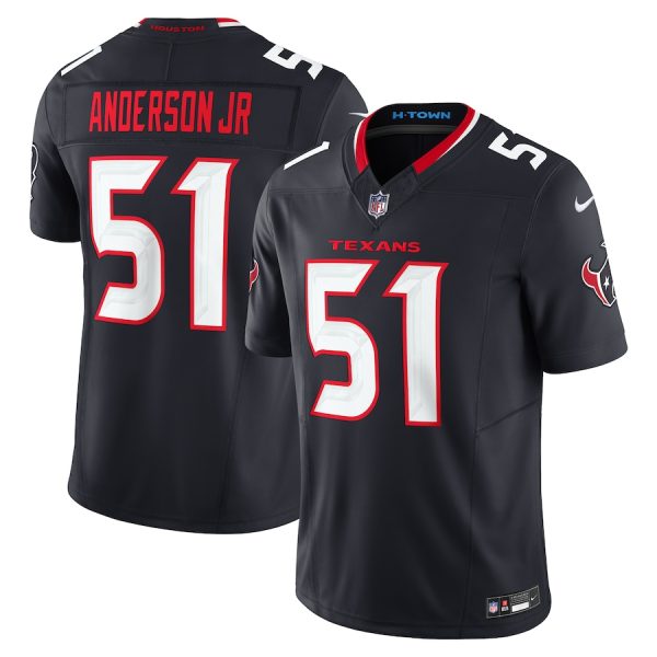 Men's Houston Texans Will Anderson Jr. Nike Navy Vapor F.U.S.E. Limited Jersey - GNE DROP009