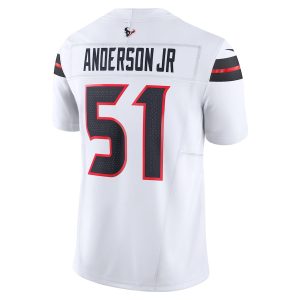 Men's Houston Texans Will Anderson Jr. Nike White Vapor F.U.S.E. Limited Jersey - GNE DROP010