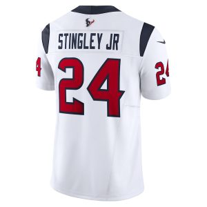 Men's Houston Texans Derek Stingley Jr. Nike White Vapor F.U.S.E. Limited Jersey - GNE DROP012