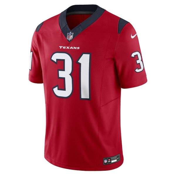 Men's Houston Texans Dameon Pierce Nike Red Vapor F.U.S.E. Limited Jersey - GNE DROP015