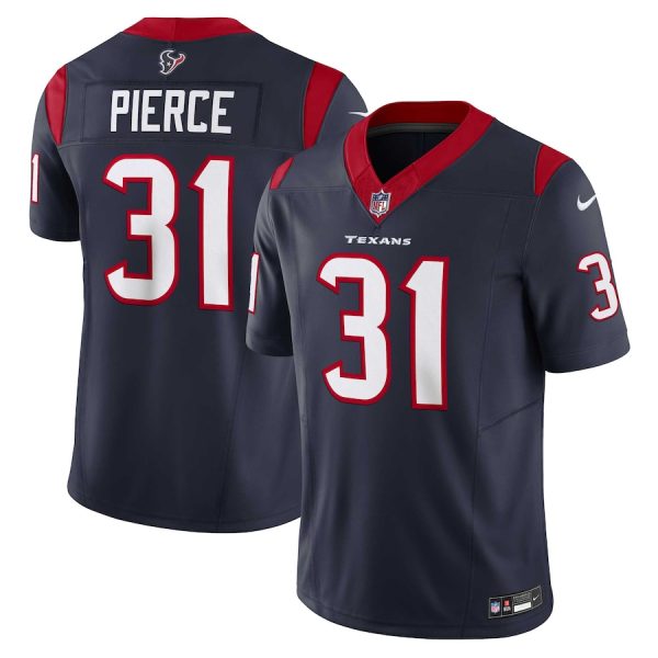 Men's Houston Texans Dameon Pierce Nike Navy Vapor F.U.S.E. Limited Jersey - GNE DROP016