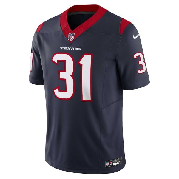 Men's Houston Texans Dameon Pierce Nike Navy Vapor F.U.S.E. Limited Jersey - GNE DROP016