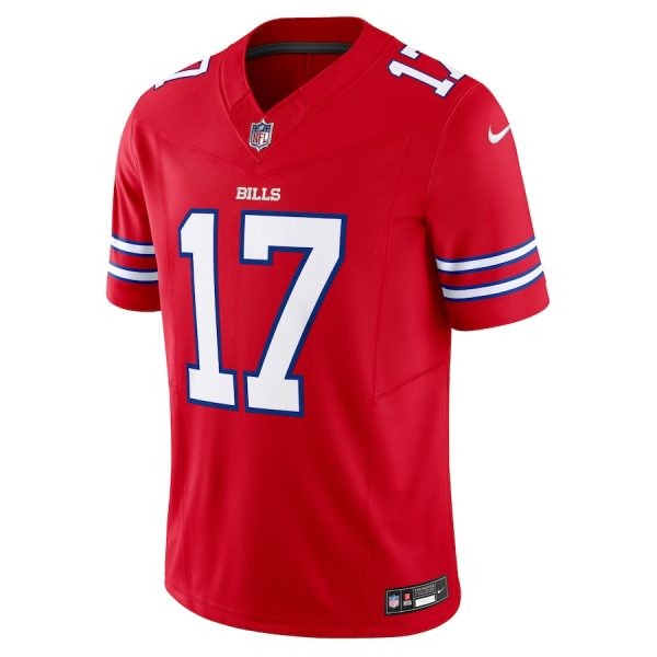 Men's Buffalo Bills Josh Allen Nike Red Vapor F.U.S.E. Limited Jersey - GNE DROP018