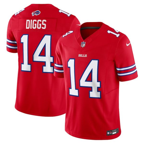 Men's Buffalo Bills Stefon Diggs Nike Red Vapor F.U.S.E. Limited Jersey - GNE DROP025