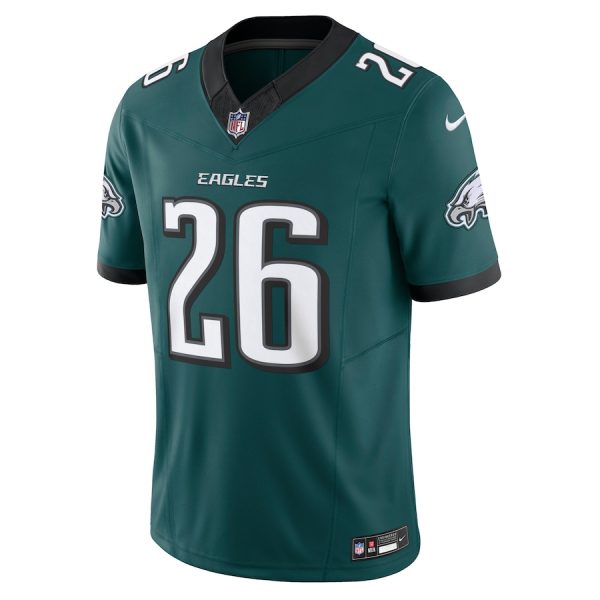 Men's Philadelphia Eagles Saquon Barkley Nike Midnight Green Vapor F.U.S.E. Limited Jersey - GNE DROP026