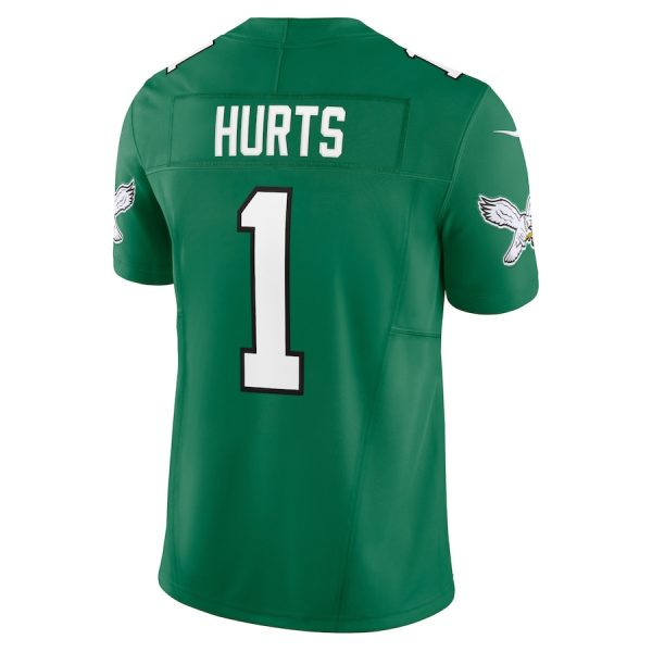 Men's Philadelphia Eagles Jalen Hurts Nike Kelly Green Vapor F.U.S.E. Limited Jersey - GNE DROP029