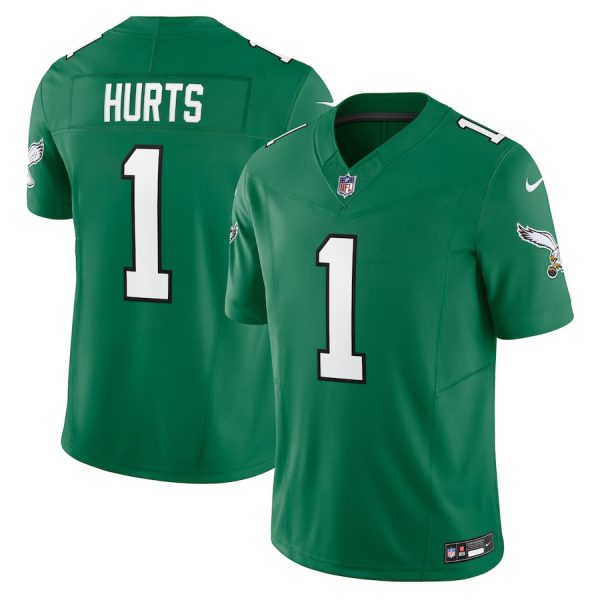 Men's Philadelphia Eagles Jalen Hurts Nike Kelly Green Vapor F.U.S.E. Limited Jersey - GNE DROP029