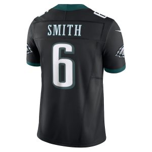 Men's Philadelphia Eagles DeVonta Smith Nike Black Alternate Vapor F.U.S.E. Limited Jersey - GNE DROP030