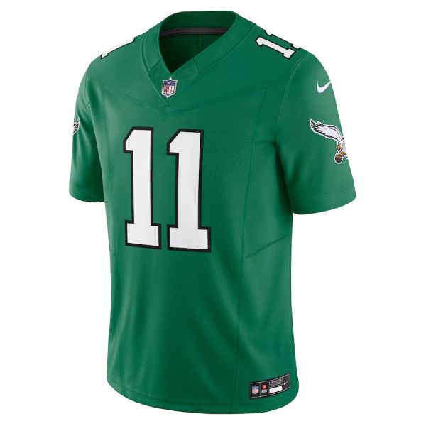 Men's Philadelphia Eagles A.J. Brown Nike Kelly Green Vapor F.U.S.E. Limited Jersey - GNE DROP032