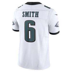 Men's Philadelphia Eagles DeVonta Smith Nike White Vapor F.U.S.E. Limited Jersey - GNE DROP033