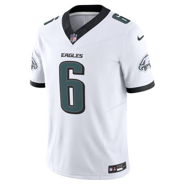 Men's Philadelphia Eagles DeVonta Smith Nike White Vapor F.U.S.E. Limited Jersey - GNE DROP033