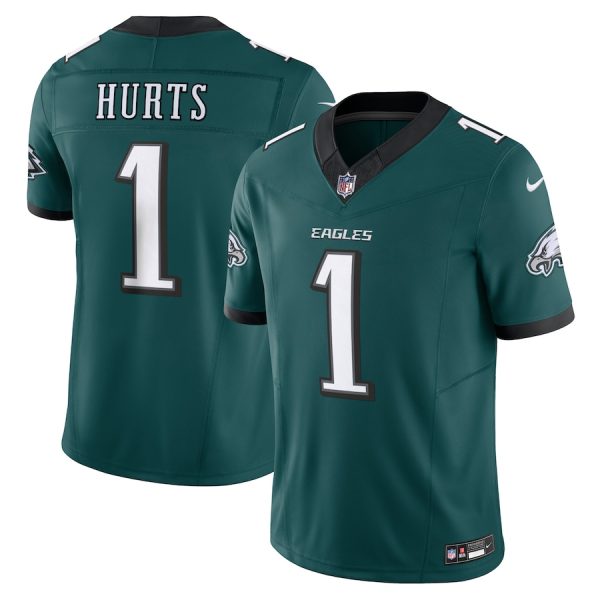 Men's Philadelphia Eagles Jalen Hurts Nike Midnight Green Vapor F.U.S.E. Limited Jersey - GNE DROP034