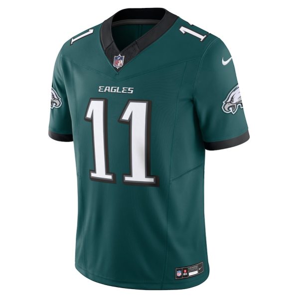 Men's Philadelphia Eagles A.J. Brown Nike Midnight Green Vapor F.U.S.E. Limited Jersey - GNE DROP038