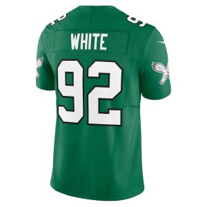 Men's Philadelphia Eagles Reggie White Nike Kelly Green Alternate Vapor F.U.S.E. Limited Jersey - GNE DROP041