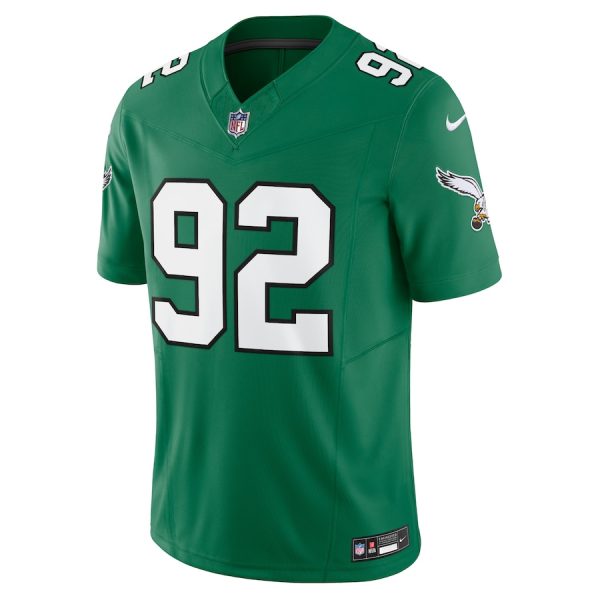 Men's Philadelphia Eagles Reggie White Nike Kelly Green Alternate Vapor F.U.S.E. Limited Jersey - GNE DROP041