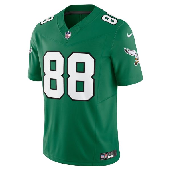 Men's Philadelphia Eagles Dallas Goedert Nike Kelly Green Vapor F.U.S.E. Limited Jersey - GNE DROP042