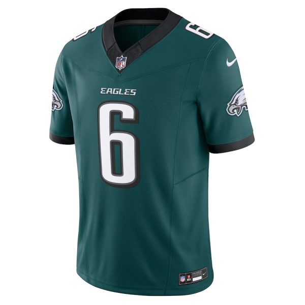 Men's Philadelphia Eagles DeVonta Smith Nike Midnight Green Vapor F.U.S.E. Limited Jersey - GNE DROP043