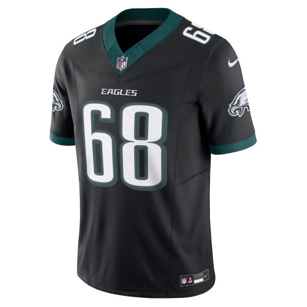 Men's Philadelphia Eagles Jordan Mailata Nike Black Alternate Vapor F.U.S.E. Limited Jersey - GNE DROP044