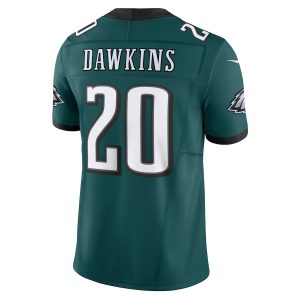 Men's Philadelphia Eagles Brian Dawkins Nike Midnight Green Vapor F.U.S.E. Limited Jersey - GNE DROP045