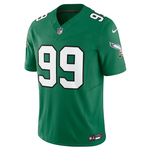 Men's Philadelphia Eagles Jerome Brown Nike Kelly Green Alternate Vapor F.U.S.E. Limited Jersey - GNE DROP053