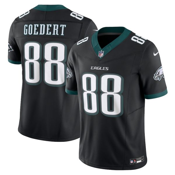 Men's Philadelphia Eagles Dallas Goedert Nike Black Alternate Vapor F.U.S.E. Limited Jersey - GNE DROP054