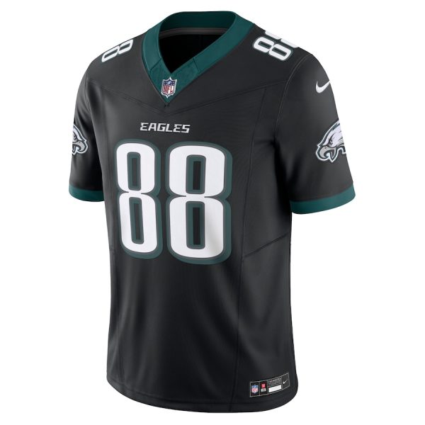 Men's Philadelphia Eagles Dallas Goedert Nike Black Alternate Vapor F.U.S.E. Limited Jersey - GNE DROP054