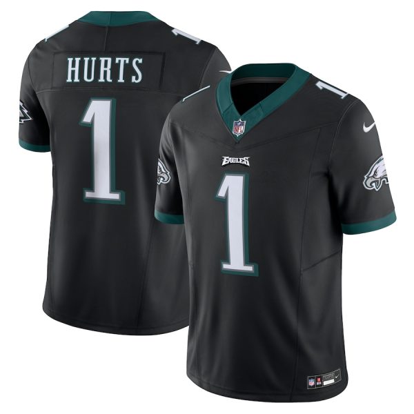 Men's Philadelphia Eagles Jalen Hurts Nike Black Vapor F.U.S.E. Limited Jersey - GNE DROP055