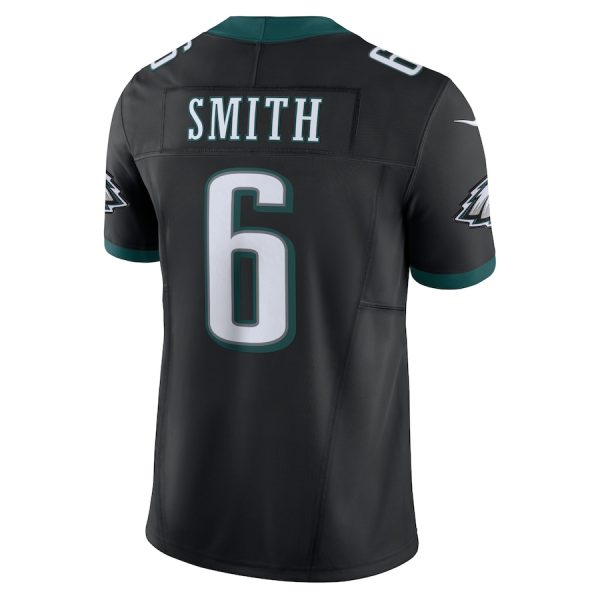 Men's Philadelphia Eagles DeVonta Smith Nike Black Vapor F.U.S.E. Limited Jersey - GNE DROP057