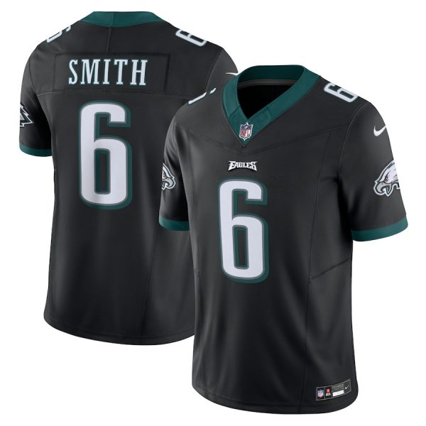 Men's Philadelphia Eagles DeVonta Smith Nike Black Vapor F.U.S.E. Limited Jersey - GNE DROP057