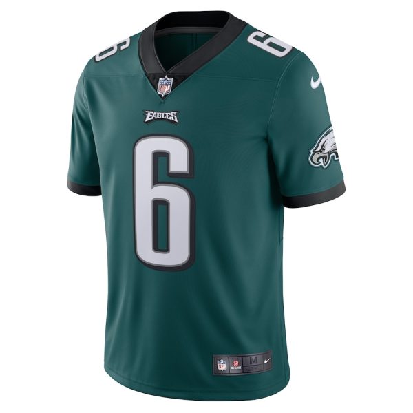 Men's Philadelphia Eagles DeVonta Smith Nike Midnight Green Vapor Limited Jersey - GNE DROP058