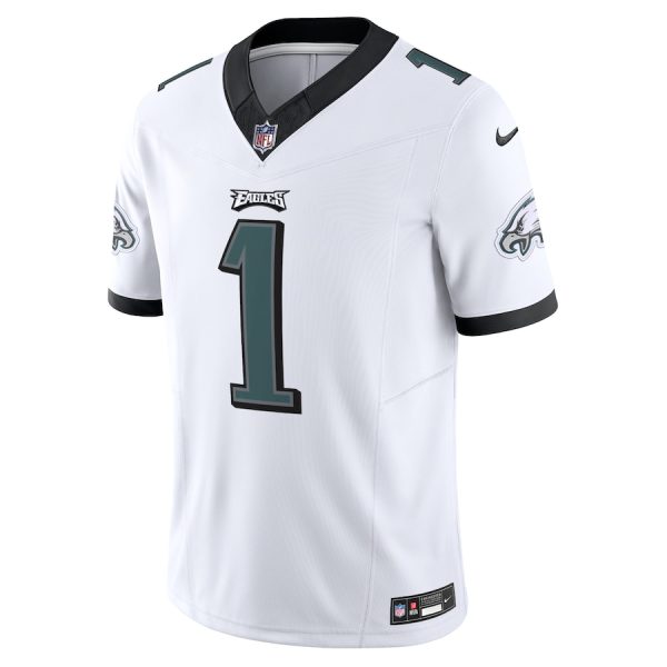 Men's Philadelphia Eagles Jalen Hurts Nike White Vapor F.U.S.E. Limited Jersey - GNE DROP059