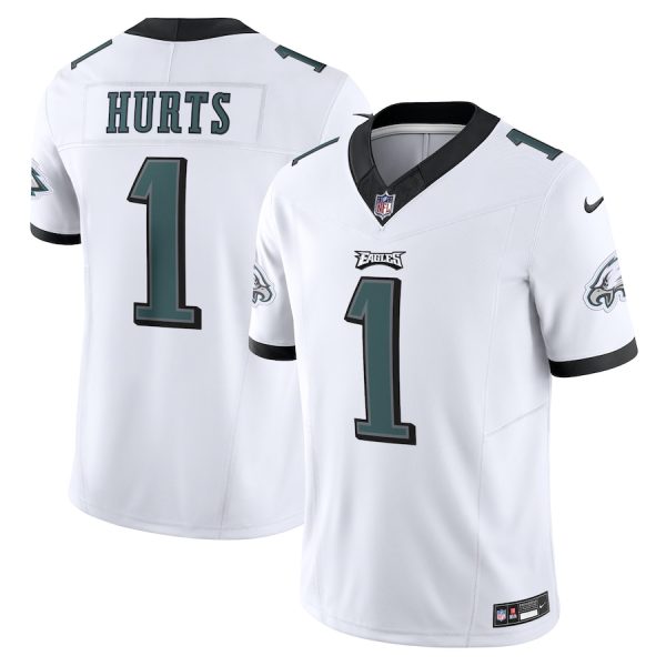 Men's Philadelphia Eagles Jalen Hurts Nike White Vapor F.U.S.E. Limited Jersey - GNE DROP059