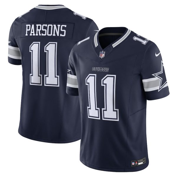 Men's Dallas Cowboys Micah Parsons Nike Navy Vapor F.U.S.E. Limited Jersey - GNE DROP068