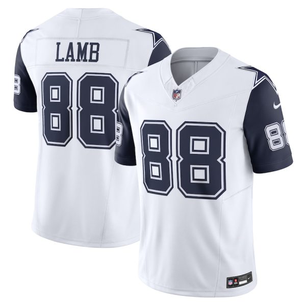 Men's Dallas Cowboys CeeDee Lamb Nike White Vapor F.U.S.E. Limited Jersey - GNE DROP075