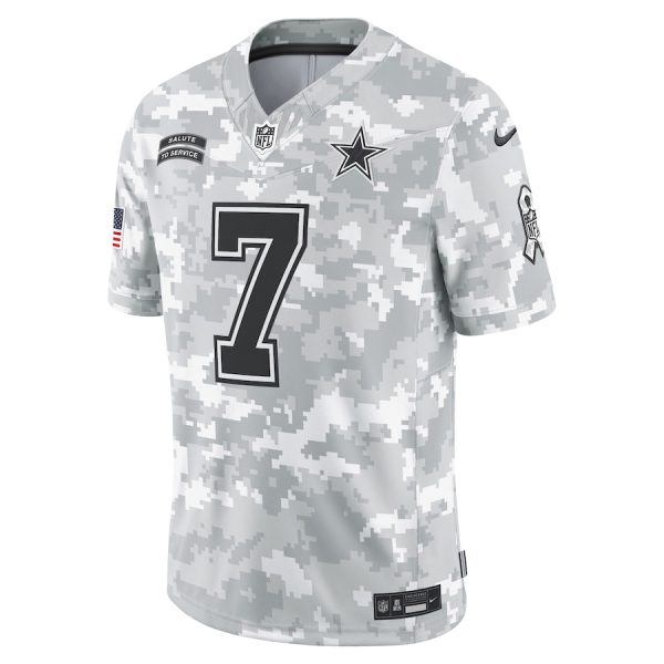 Men's Dallas Cowboys Trevon Diggs Nike Arctic Camo 2024 Salute to Service Limited Jersey - GNE DROP076