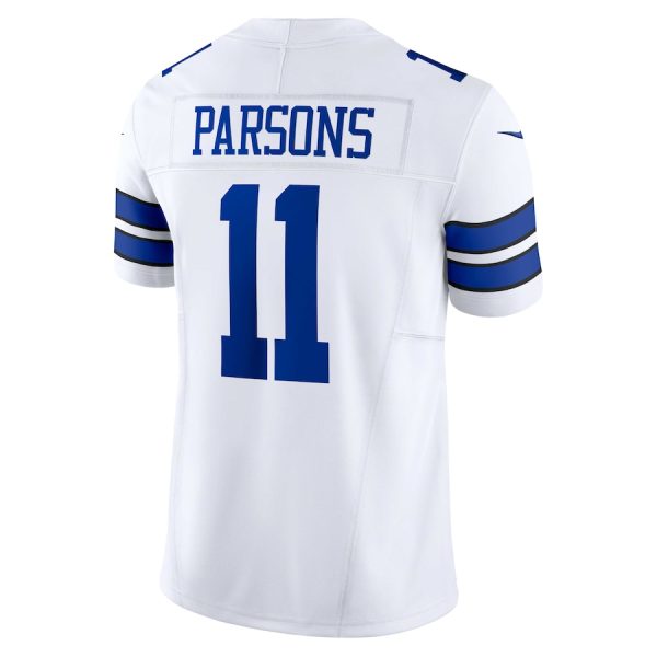 Men's Dallas Cowboys Micah Parsons Nike White Vapor F.U.S.E. Limited Jersey - GNE DROP078