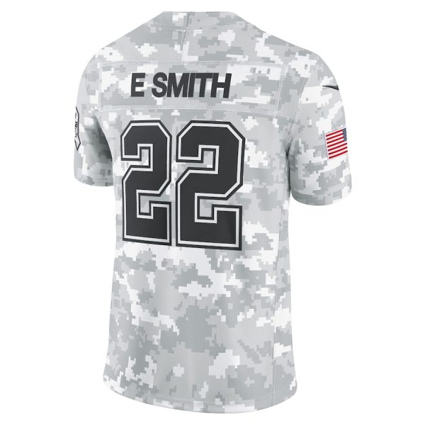 Men's Dallas Cowboys Emmitt Smith Nike Arctic Camo 2024 Salute to Service Retired Player Limited Jersey - GNE DROP079